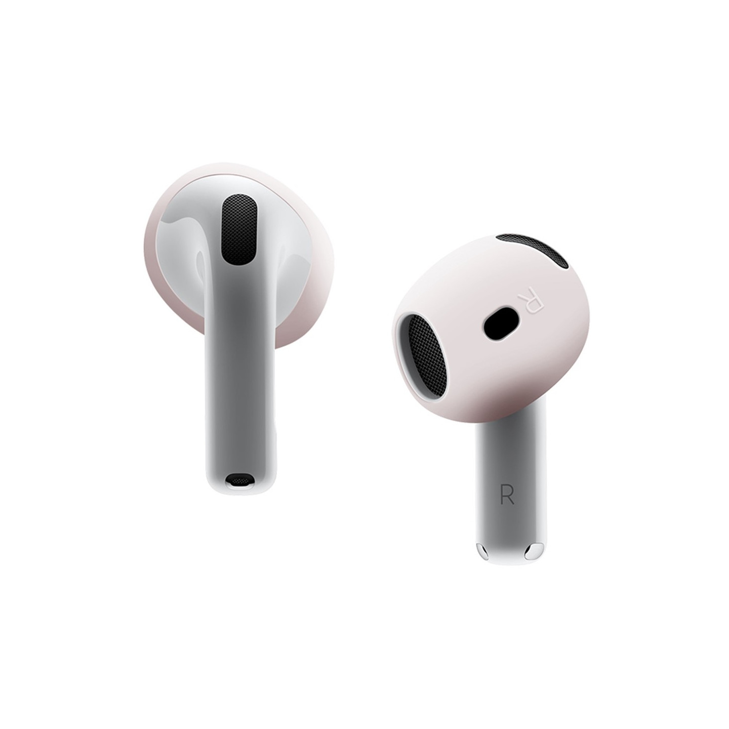 Til AirPods 4 ørepropper Anti - slip silikone etui Øreværne ørepropper - Lyserød