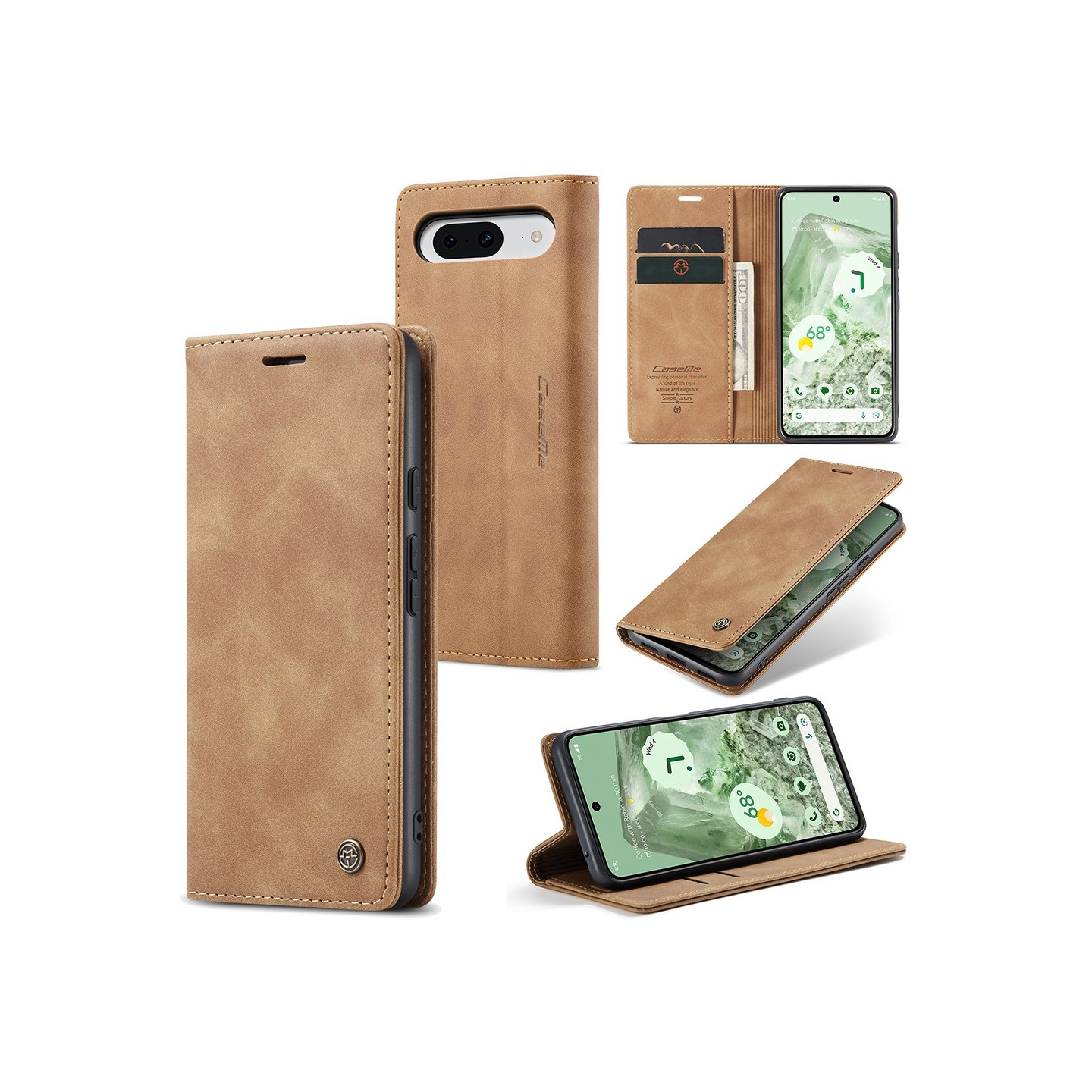 CASEME Retro Pung Taske til Pixel 8a