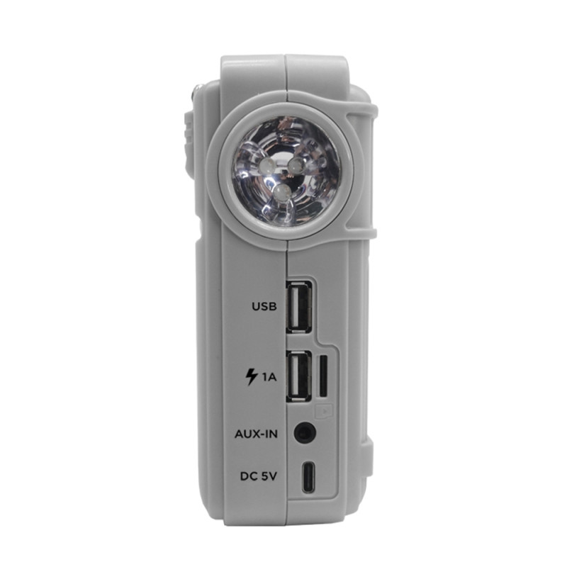 Emergency AM FM-radio Bluetooth spelare Handvevgenerator PowerBank