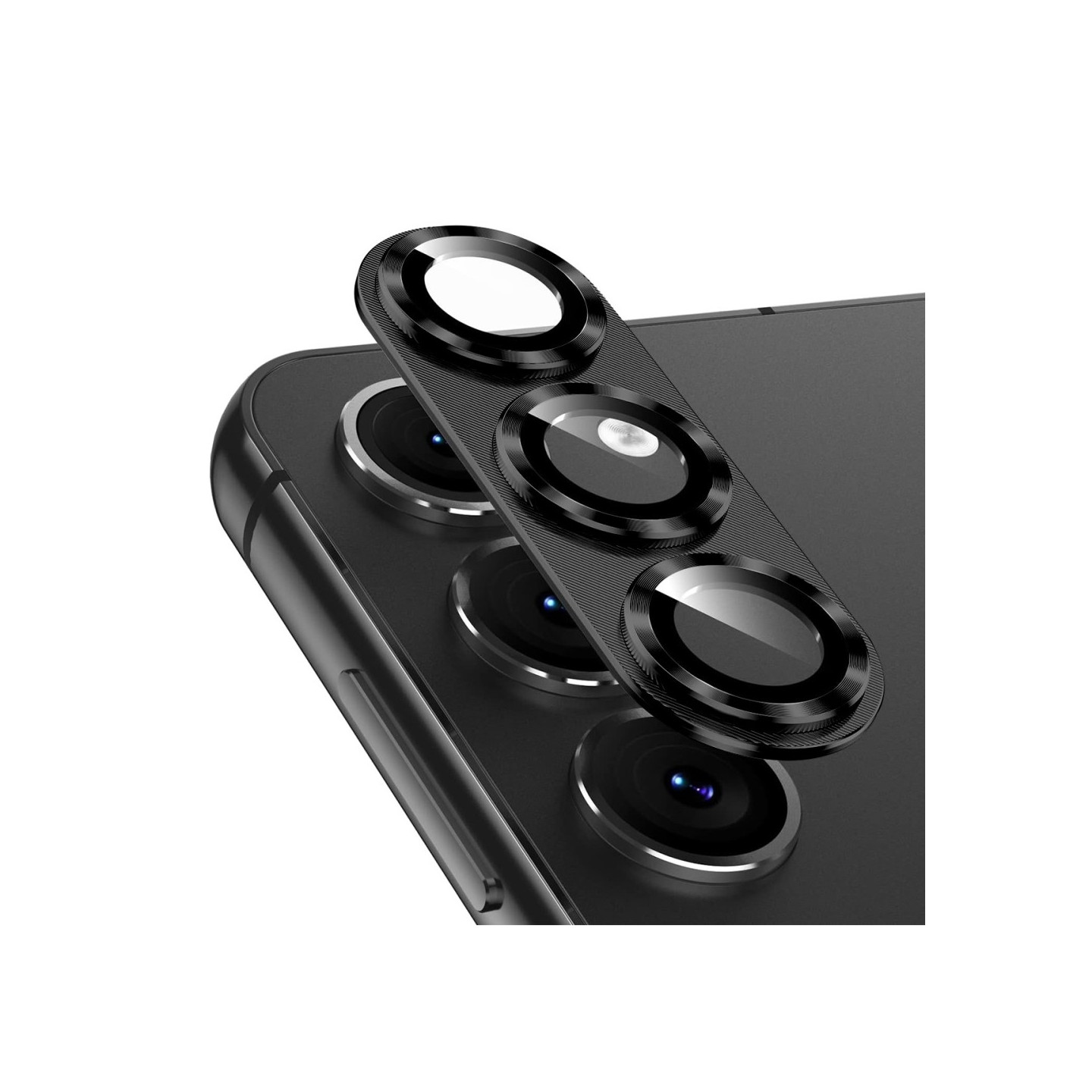 Samsung Galaxy S25 Kameran linssinsuoja ENKAY Metallirengaslinssikalvo