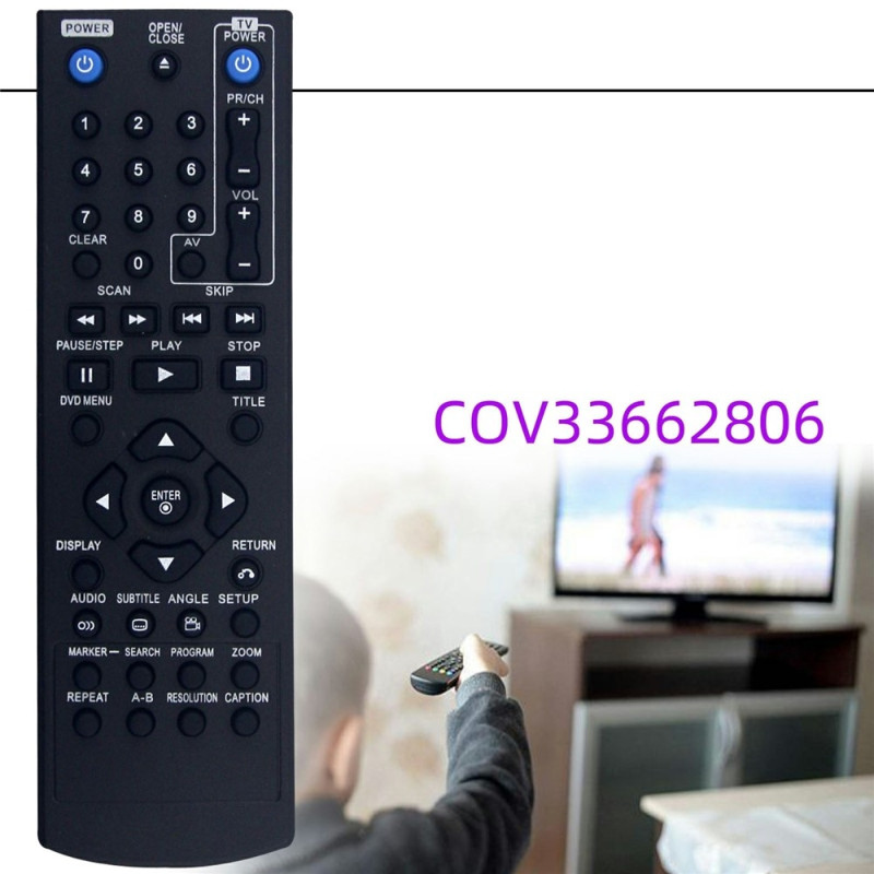 Remote Control Replacement for COV33662806 For LG DVD Player