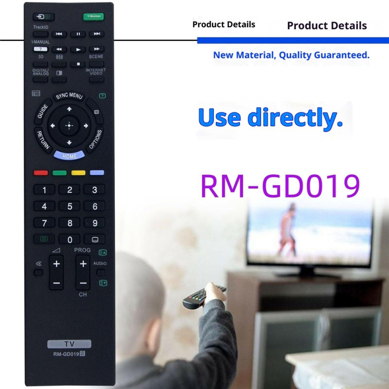 Remote Control Replacement for RM-GD019 For Sony TV
