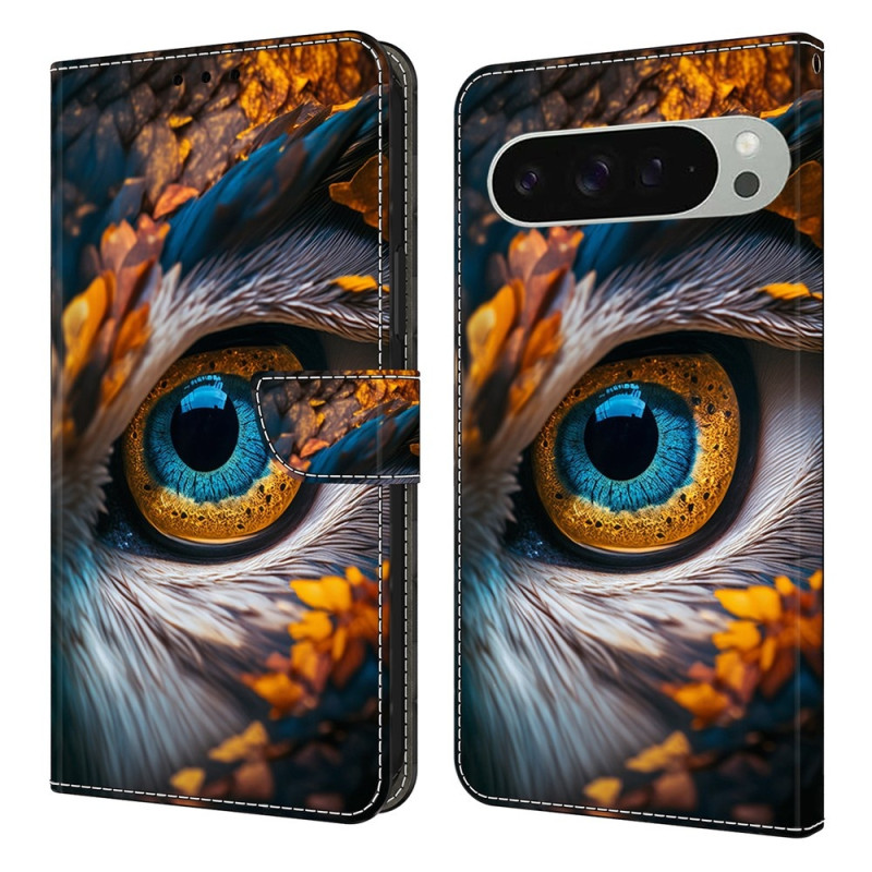 Til Google Pixel 10 Pro XL Pung Cover Mønsterprint PU-læder Flip Stand Mobilcover