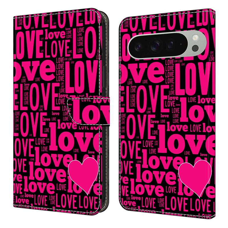 Til Google Pixel 10 Pro XL Pung Cover Mønsterprint PU-læder Flip Stand Mobilcover