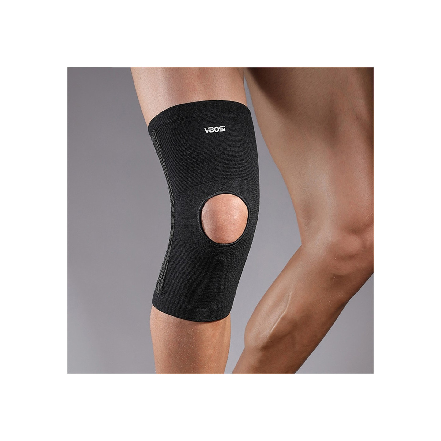VBOSI 1 pc. Elastic Knee Support Knee Brace Knee Protector Patella Support Size L