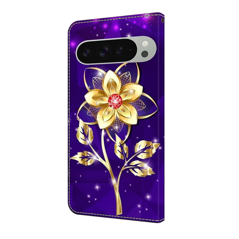 Til Google Pixel 10 Pro XL Pung Cover Mønsterprint PU-læder Flip Stand Mobilcover