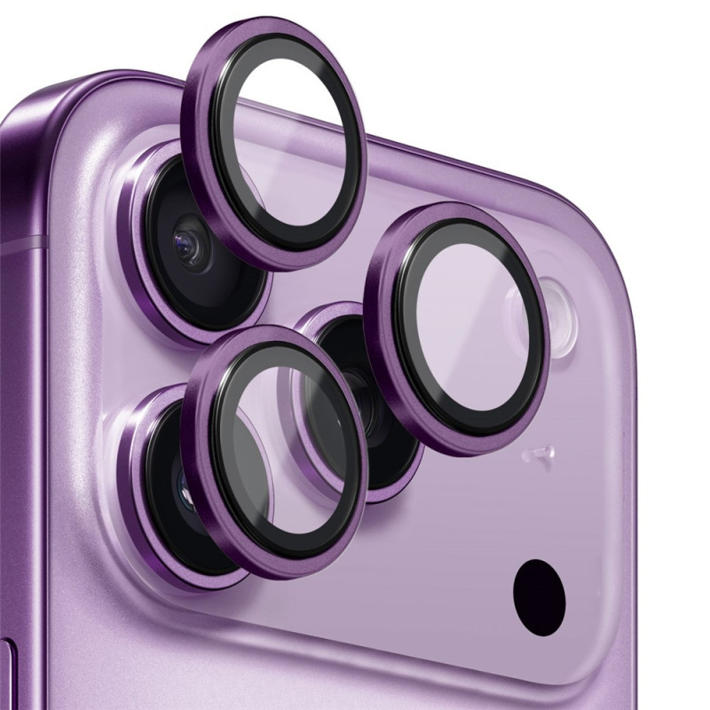 NORTHJO Til iPhone 17 Pro Max / iPhone 17 Pro Kameralinsebeskytter Hærdet Glas Metalring