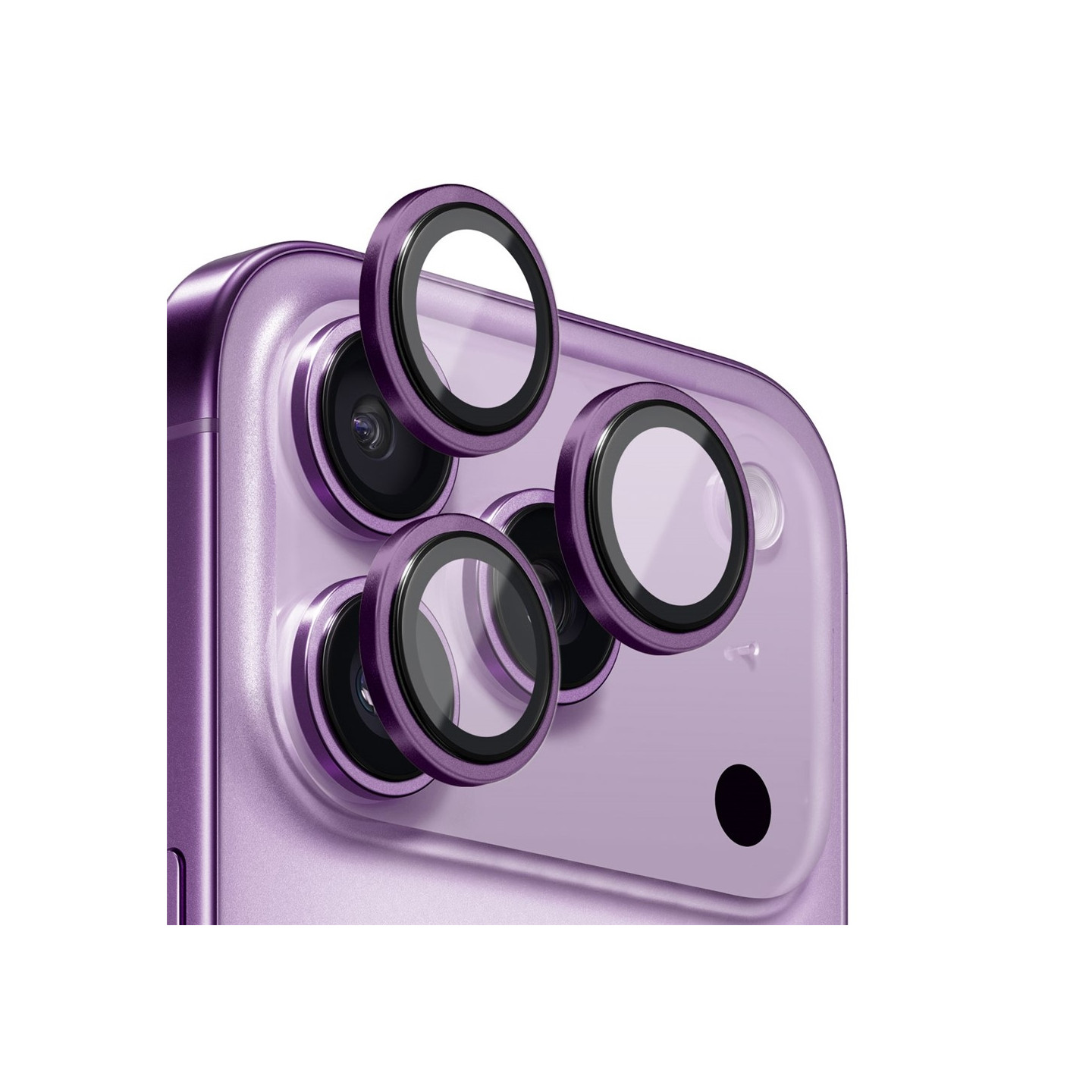 NORTHJO For iPhone 17 Pro Max / iPhone 17 Pro Kameralinsebeskytter Herdet Glass Metallring