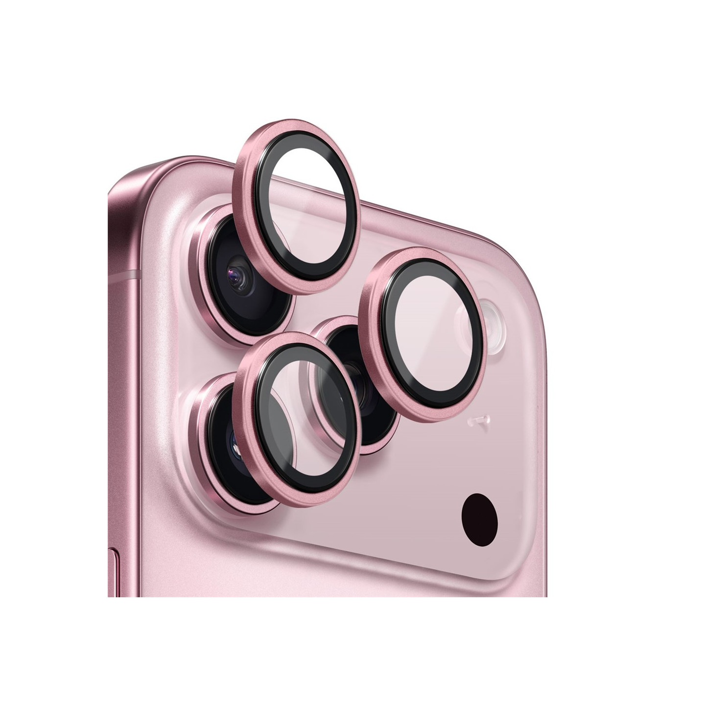 NORTHJO iPhone 17 Pro Max / iPhone 17 Pro Kameralinssin Suojus Karkaistu Lasi Metallirengas