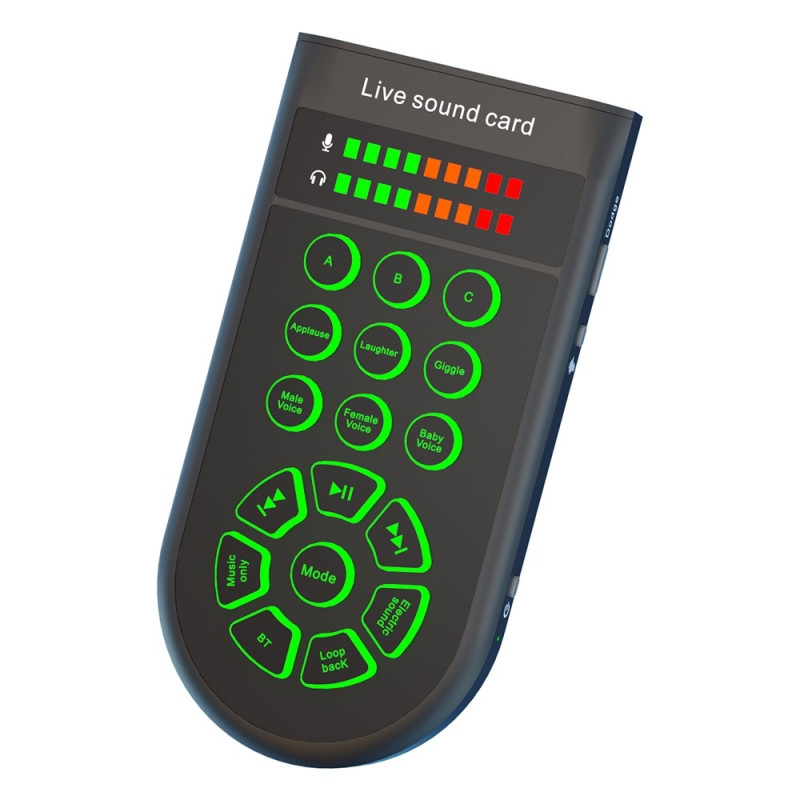 Stemmeveksler Telefon Datamaskin Karaoke Opptak Livestrømming Spill