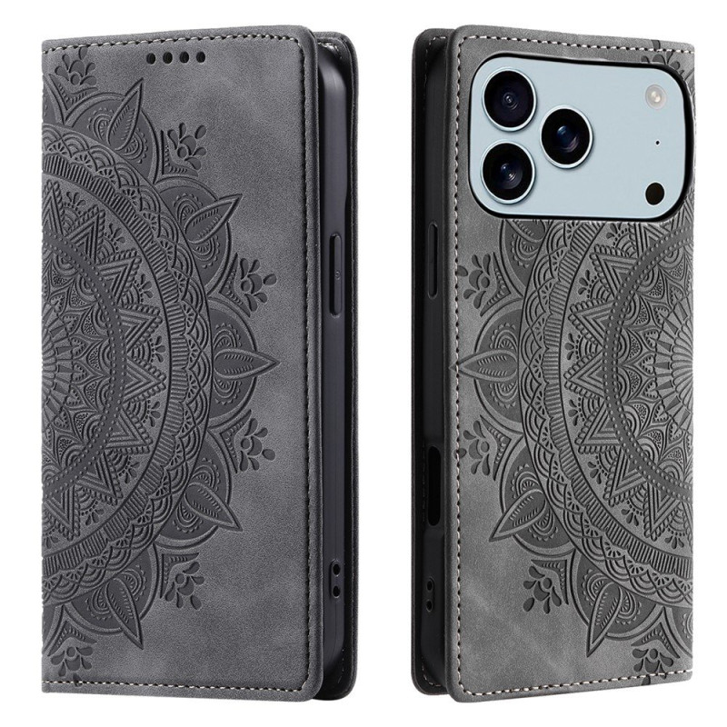 Case for iPhone 17 Pro Max with Magnetic Closure Pattern Imprinted