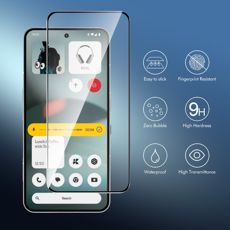 ENKAY Näytönsuoja Nothing Phone (3a) Lite 5G 2 kpl karkaistu lasi