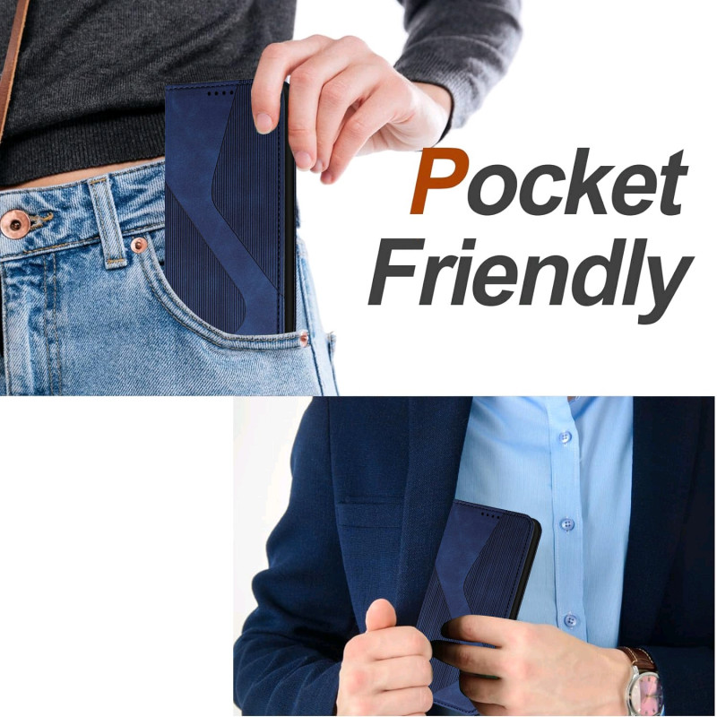 Pungcover til Samsung Galaxy S25 FE med stand skin-touch følelse