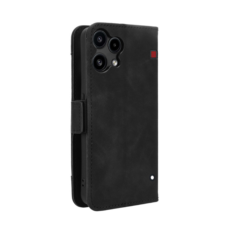 Lompakkokotelo Nothing Phone (3a) Lite 5G -puhelimelle useilla korttipaikoilla - Musta