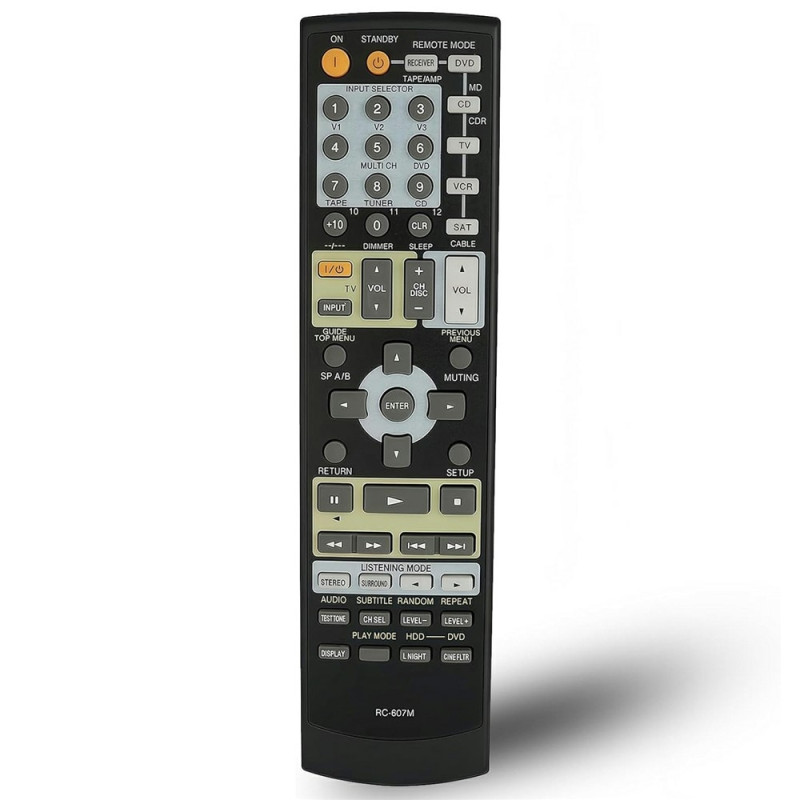 Remote Control Replacement RC-607M For Onkyo Amplifier