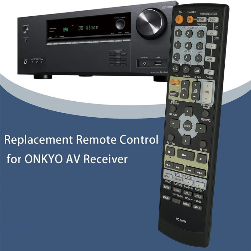 Fjernbetjening Udskiftning RC-607M til Onkyo-forstærker