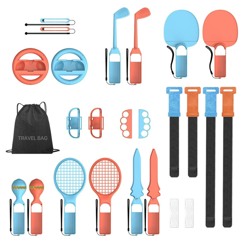 Compatible with Nintendo Switch 2 sports 25-in-1 accessory pack
