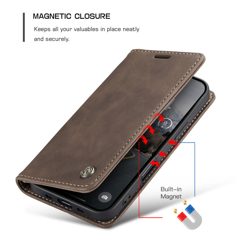 CASEME Retro Wallet Case for iPhone Air