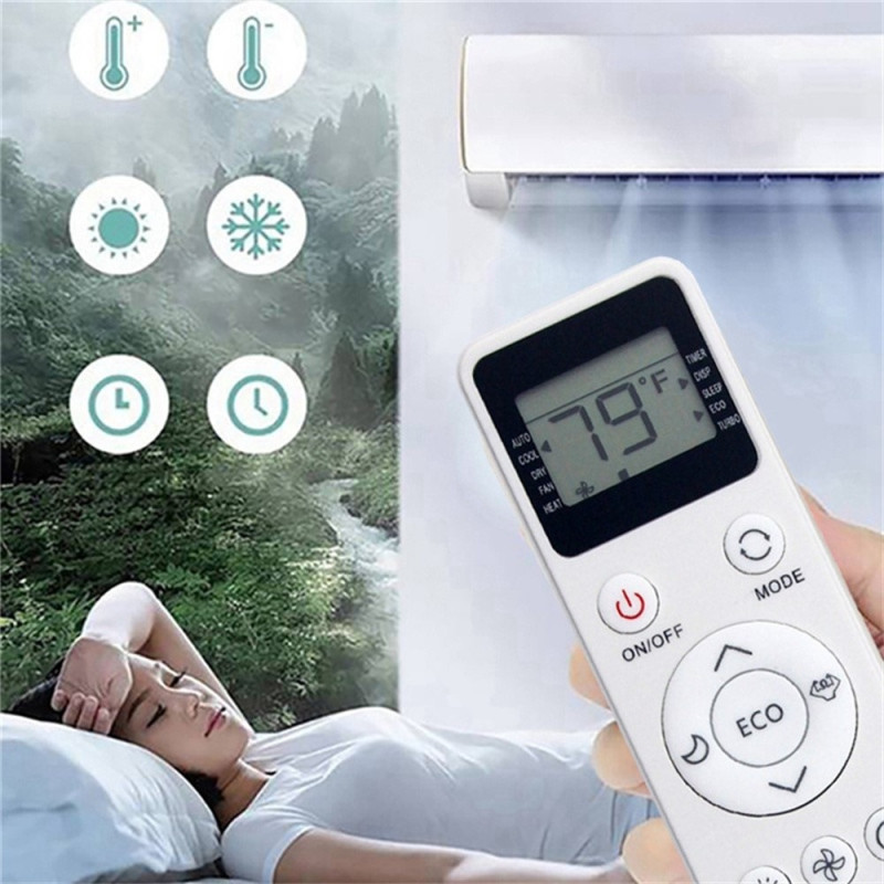 Remote control EATC10RE2T(C) Replacement for EQK air conditioner AC