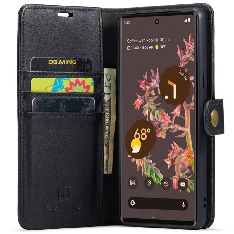 DG.MING for Google Pixel 7 Detachable 2 - in - 1 Wallet Cover