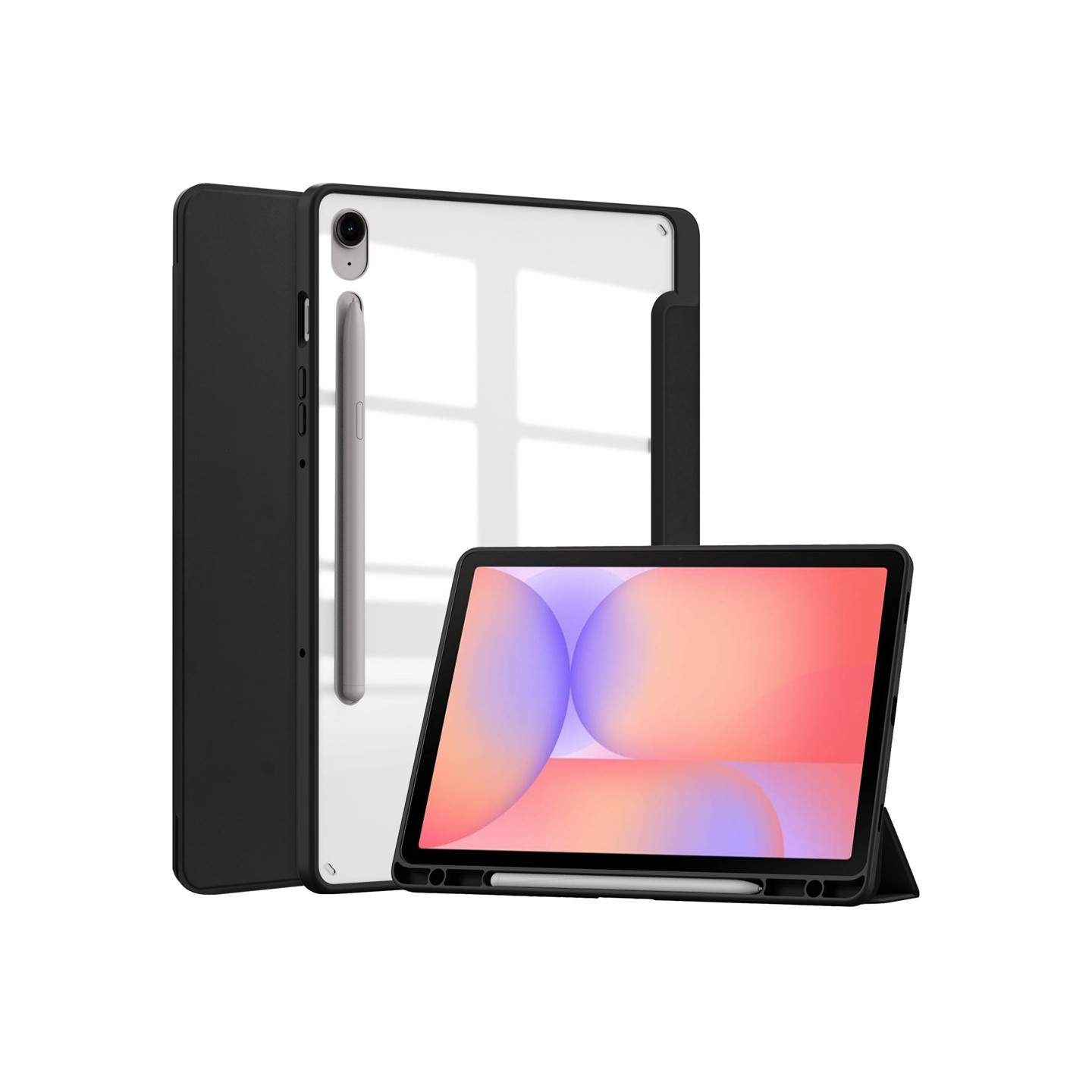 Til Samsung Galaxy Tab S10 Lite Etui Tablet Cover – Sort