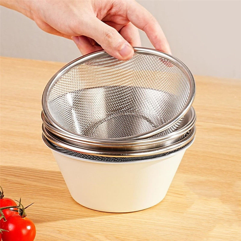 14 cm Strainer with bowl Stainless steel colander