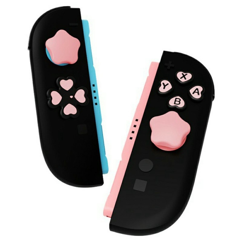 Compatible with Nintendo Switch 2 7pcs D-pad Button ABXY Sticker - Multi color