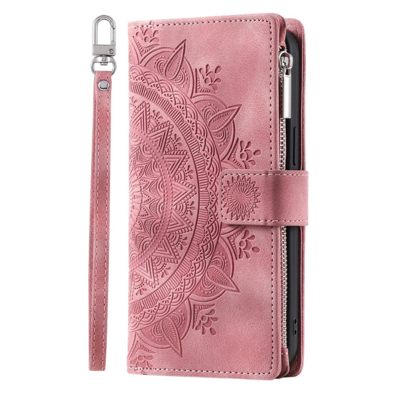 For Google Pixel 10 Pro XL Wallet Case Cover Shell Mandala Flower Pattern