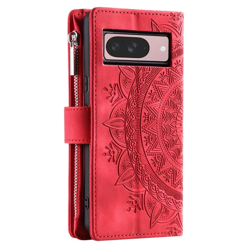 For Google Pixel 10 Pro / 10 / 9 Pro / 9 Wallet Case Cover Shell Mandala Flower Pattern
