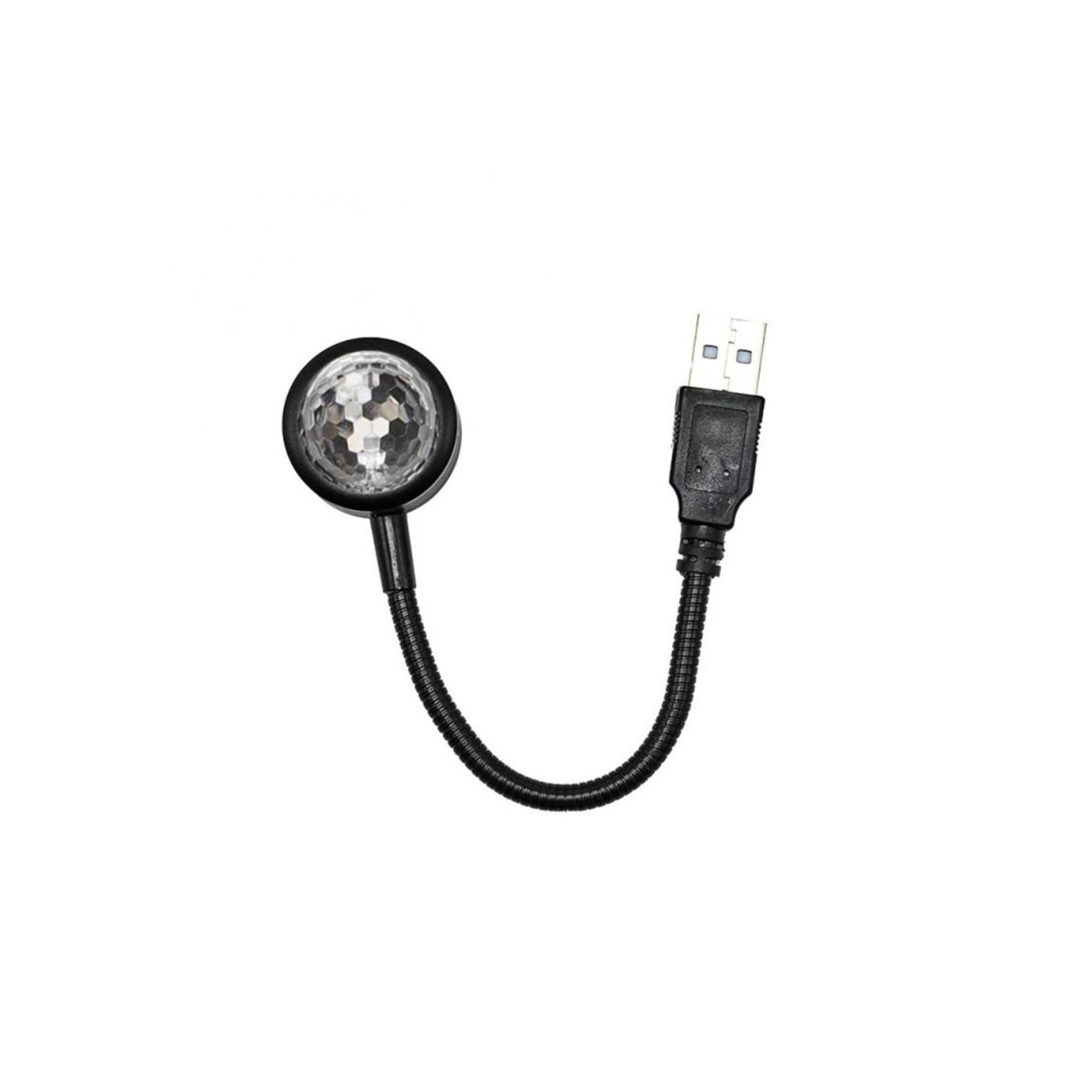 Biltag Natlys LED Atmosfære Lampe Disco Discoball Party mange farver