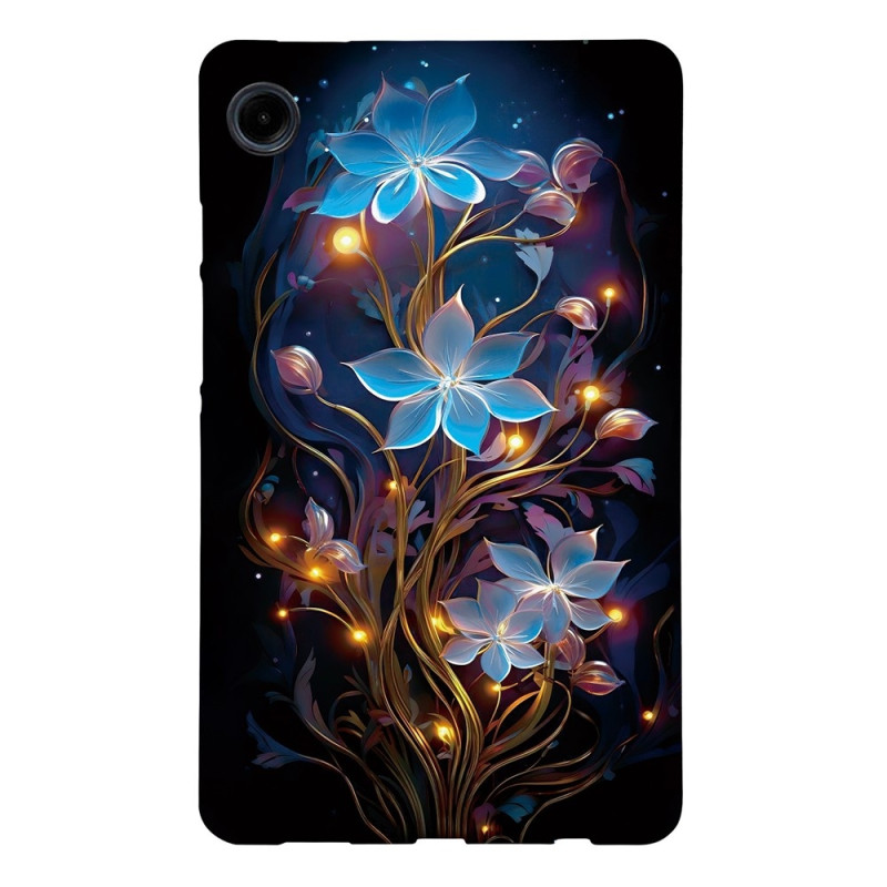 For Samsung Galaxy Tab A11 / A9 Case Pattern Printing Slim TPU Protective Tablet Cover Lantern