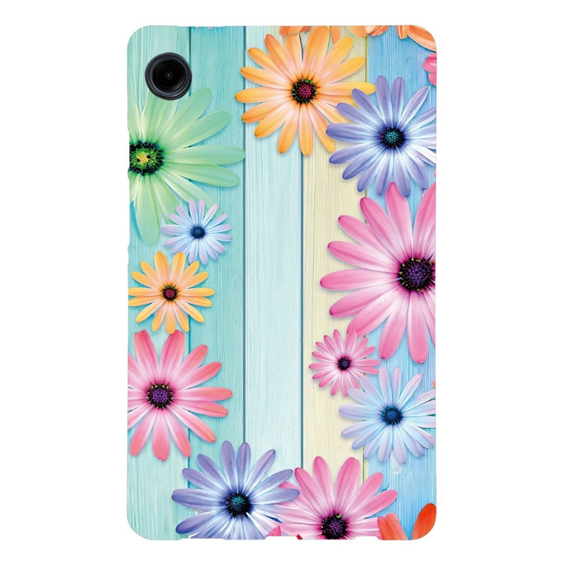 For Samsung Galaxy Tab A11 / A9 Case Pattern Printing Slim TPU Protective Tablet Cover Sunflower