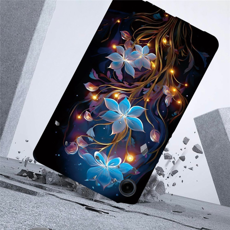 For Samsung Galaxy Tab A11 / A9 Case Pattern Printing Slim TPU Protective Tablet Cover Lantern