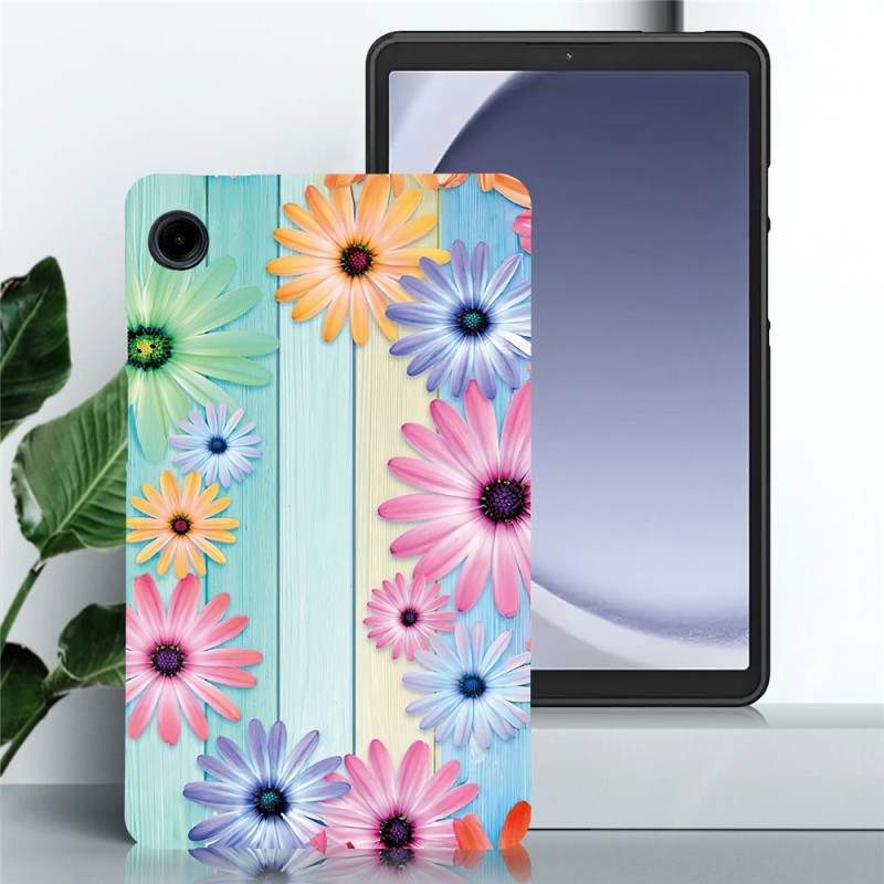 Samsung Galaxy Tab A11 / A9 Suojakotelo Kuviopainatus Ohut TPU Tablettisuojus Sunflower