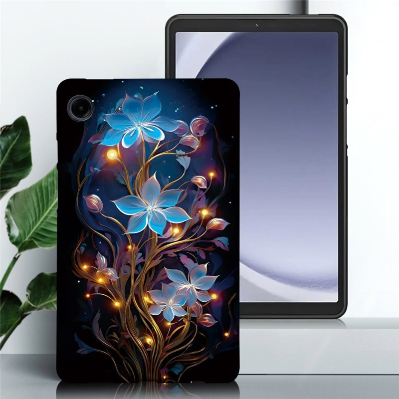 For Samsung Galaxy Tab A11 / A9 Case Pattern Printing Slim TPU Protective Tablet Cover Lantern