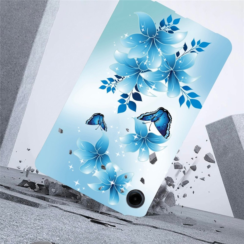 För Samsung Galaxy Tab A11 / A9 Fodral Mönstertryck Slim TPU skal Butterfly