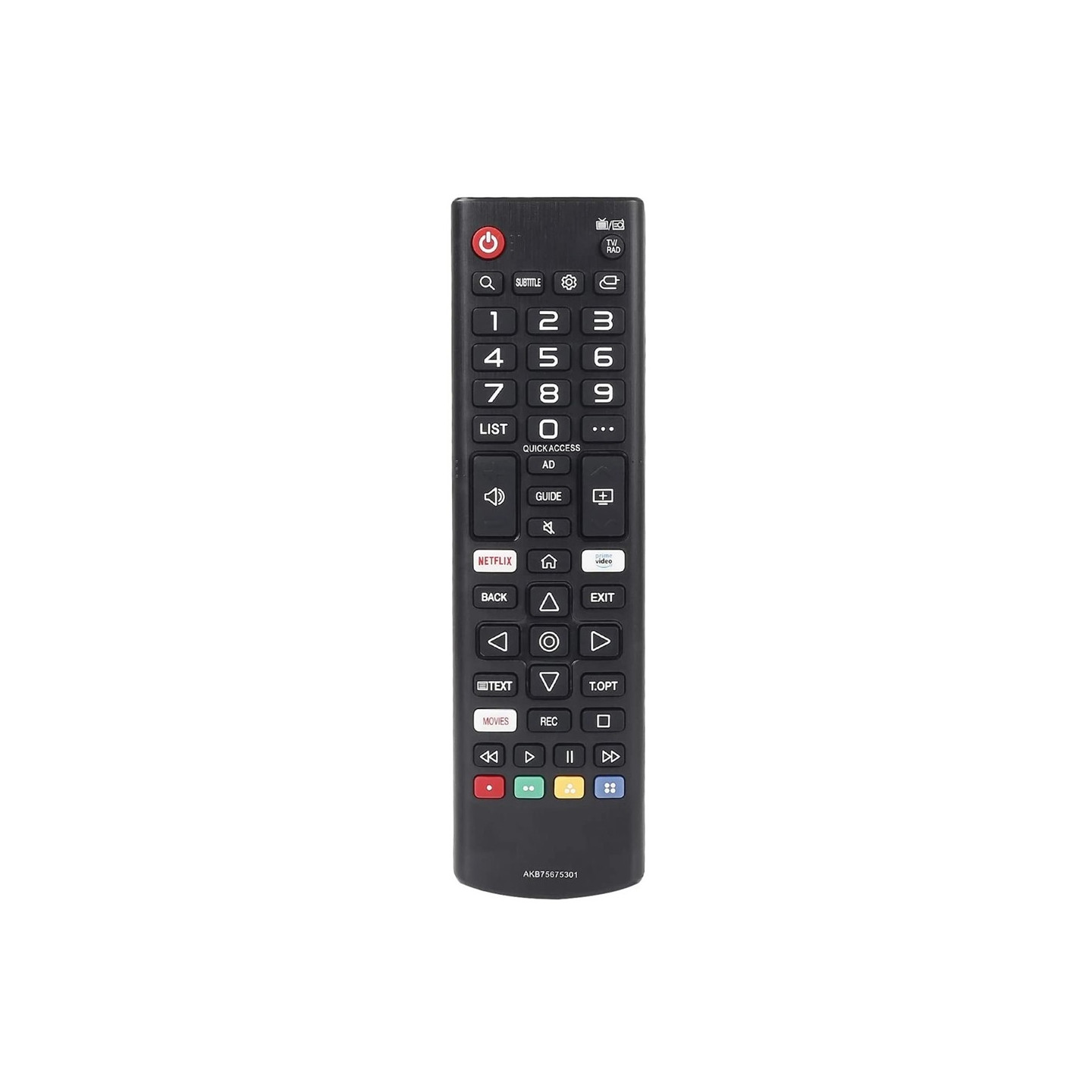 TV fjernkontroll Erstatning for AKB75675301 For LG TV