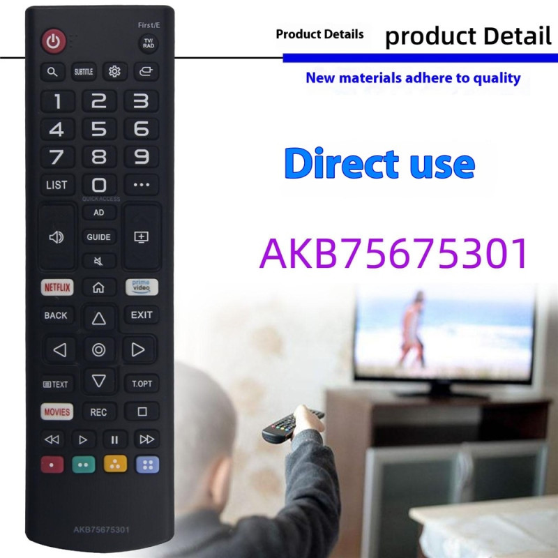 TV remote control Replacement for AKB75675301 For LG TV