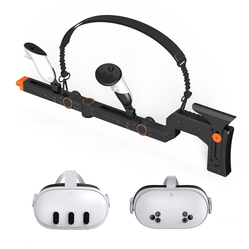 STARTRC GAMES For Meta Quest 3S Quest 3 Magnetic VR Gun Piston Shooting Game