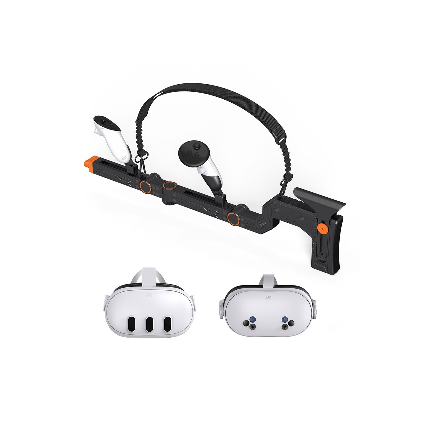 STARTRC GAMES Til Meta Quest 3S Quest 3 Magnetisk VR-pistolstempelskydespil