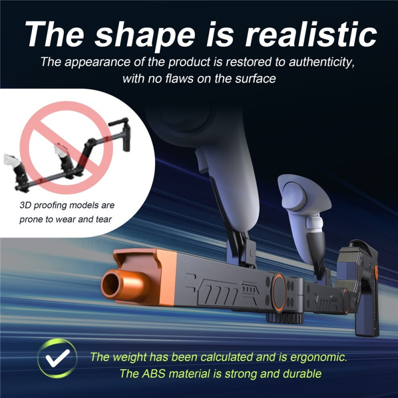 STARTRC GAMES for Meta Quest 3S Quest 3 magnetisk VR-pistolstempelskytespill