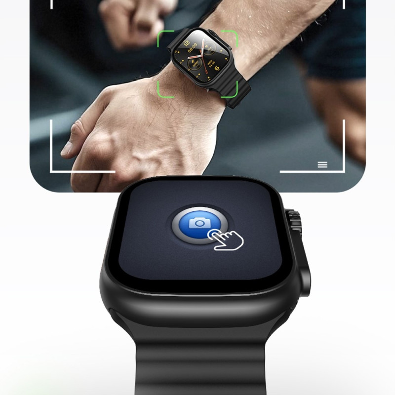 USAMS AT03 2,01" Smartklocka Bluetooth sportspårning röstassistent Android iOS