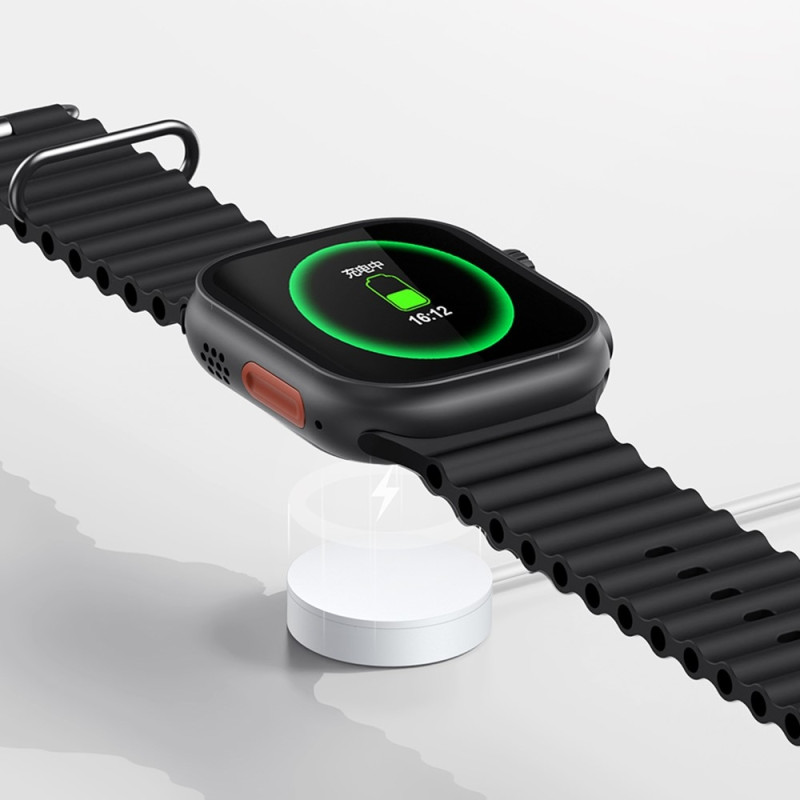 USAMS AT03 2.01" Smartwatch Bluetooth Sports Tracking Stemmeassistent Android iOS