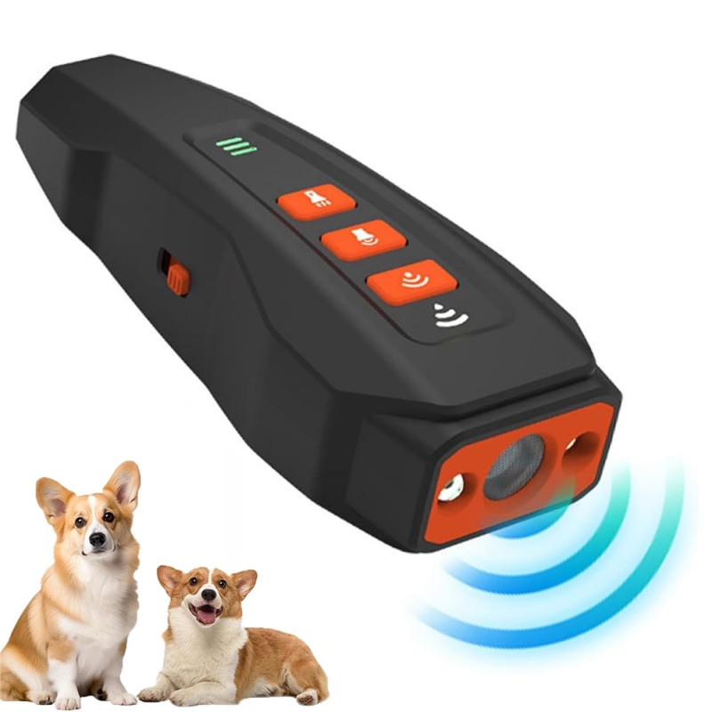 Rechargeable Anti-Bark Ultrasonic Dog Bark Device Stop Barking