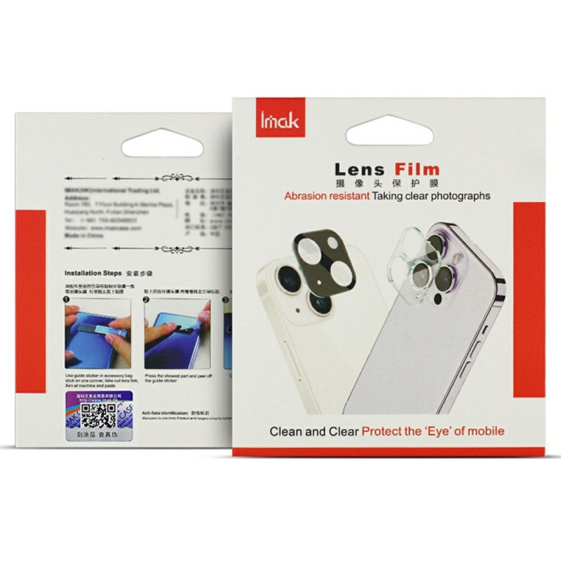 IMAK For Samsung Galaxy S25 kamera linsebeskytter hærdet glas linsefilm
