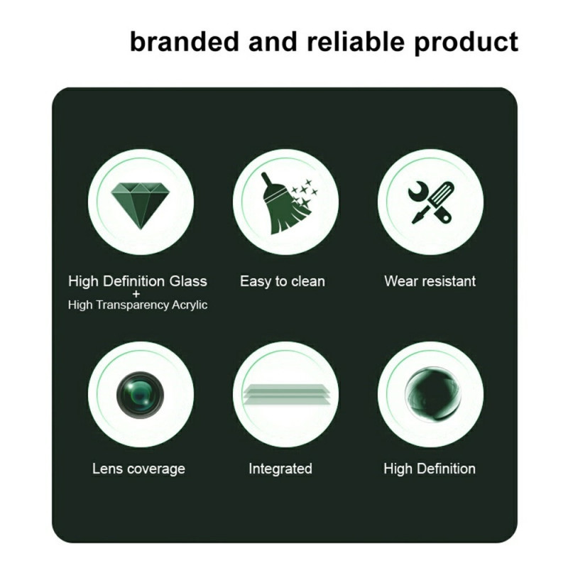 IMAK För Samsung Galaxy S25 kamera linsskydd härdat glas linsfilm