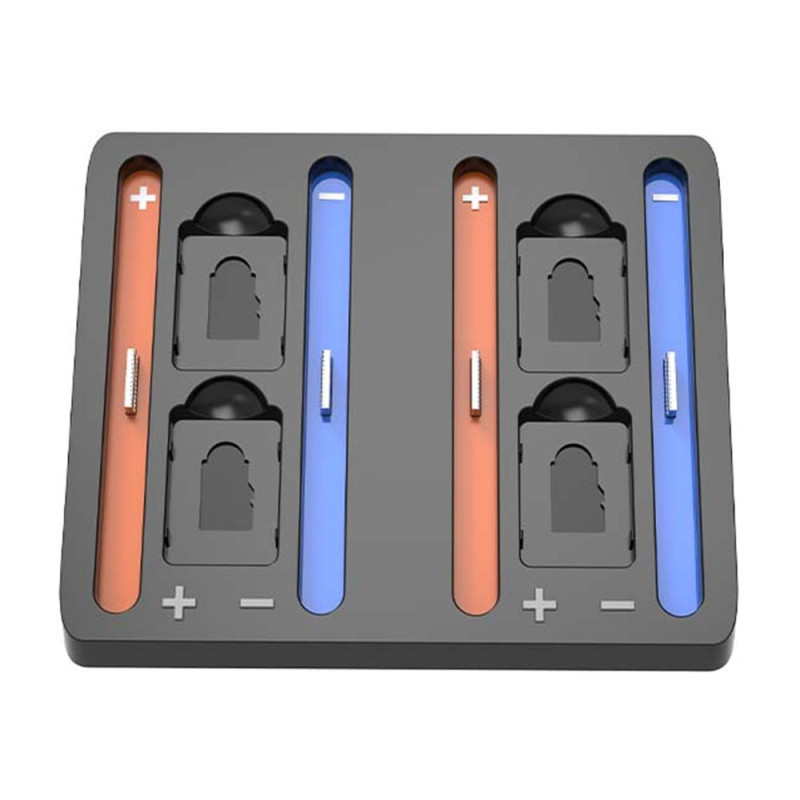 Kompatibel med Nintendo Switch 2 Joy-Con 4 Plats Laddningsdocka LED-indikator