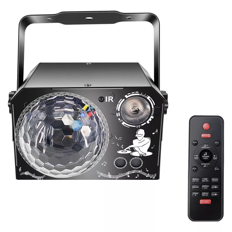 Magic Ball Laser Light L150MW 4-i-1-laserlampa Scen fest disco magisk bollampa