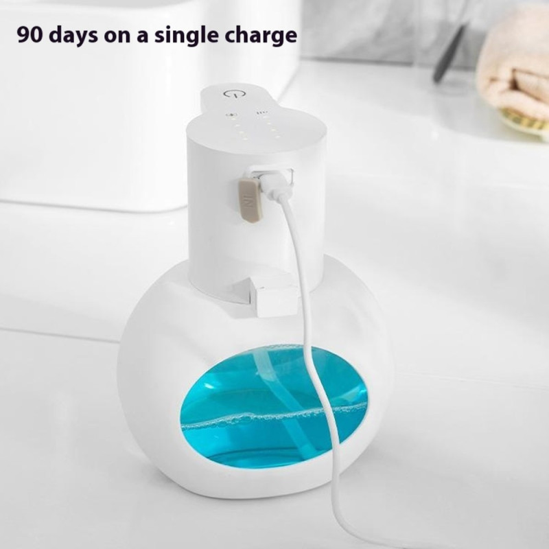 Automatic Soap Pump Touchless Infrared Sensor Hand Wash for Foam - Black