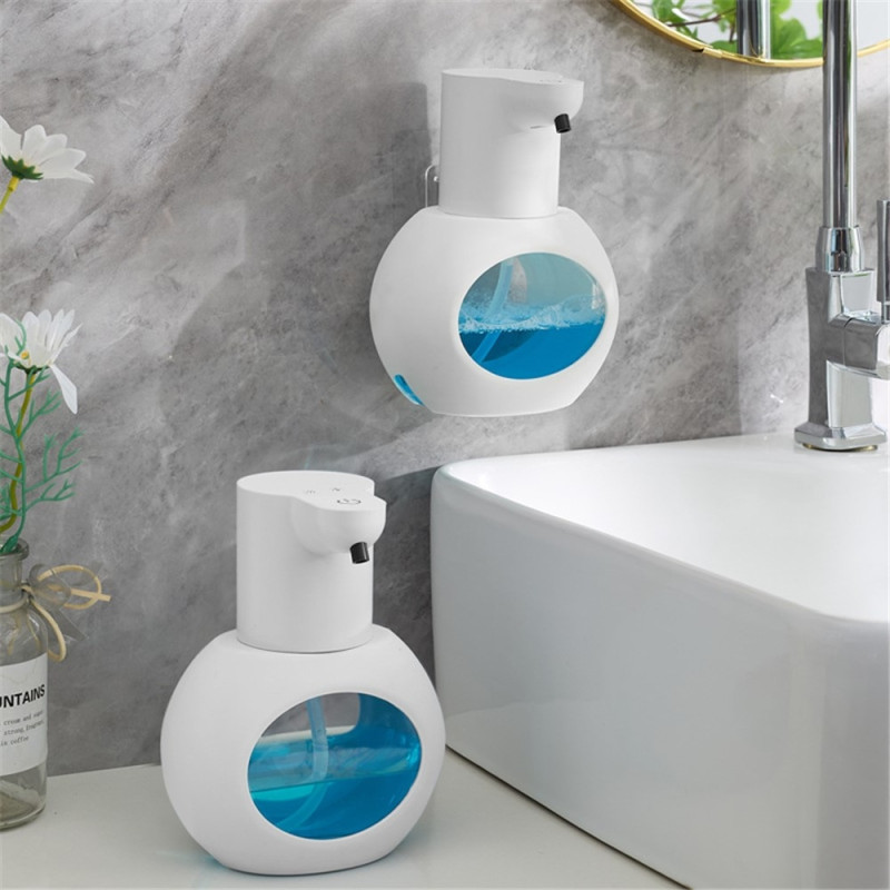 Automatisk sæbepumpe Berøringsfri infrarød sensor håndvask til skum - Sort